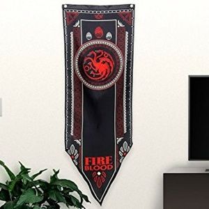Game of Thrones House Targaryen Banner 19.25 x 60